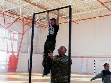 Сдача нормативов воспитанников Центра военно-патриотического воспитания имени Героя Российской Федерации В.И. Юрьева