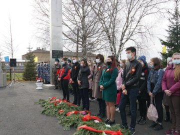 Открытие мемориального комплекса в селе Покровское