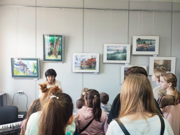 Награждение победителей конкурса «Весенняя акварель»