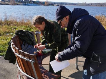 Сдача нормативов воспитанников Центра военно-патриотического воспитания имени Героя Российской Федерации В.И. Юрьева