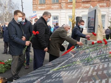 Открытие мемориального комплекса в селе Покровское