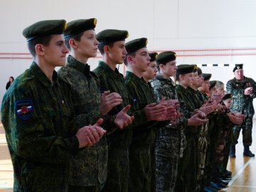 Сдача нормативов воспитанников Центра военно-патриотического воспитания имени Героя Российской Федерации В.И. Юрьева