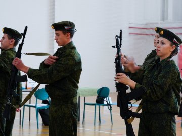 Сдача нормативов воспитанников Центра военно-патриотического воспитания имени Героя Российской Федерации В.И. Юрьева