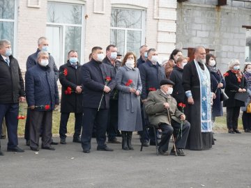 Открытие мемориального комплекса в селе Покровское