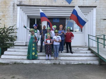 Округ отметил День России