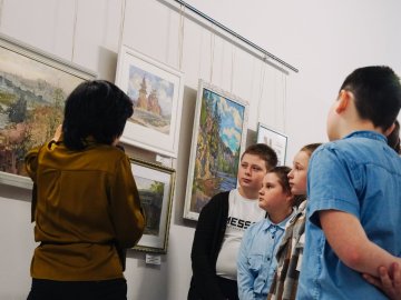 Открытие Всероссийской выставки живописи и графики 