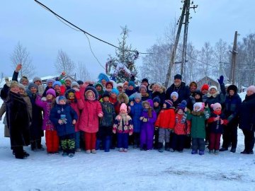 Жители округа отметили Новый год и Рождество Христово